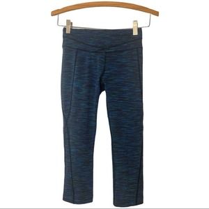 Lucy Hatha Collection Power Max Leggings Blue XS High Rise Yoga Workout Pants